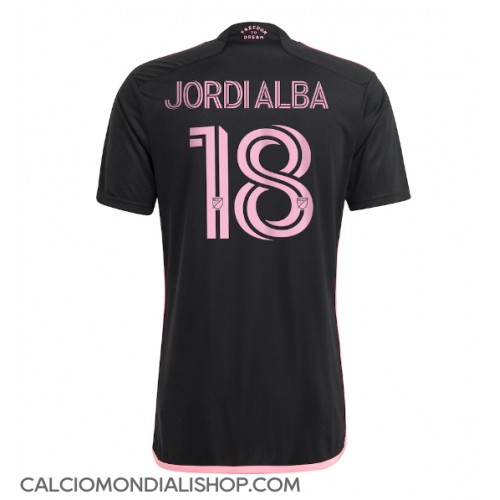 Maglie da calcio Inter Miami Jordi Alba #18 Seconda Maglia 2024-25 Manica Corta